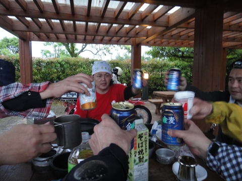 雨でもカブで行く！金環日食ツアー　その１