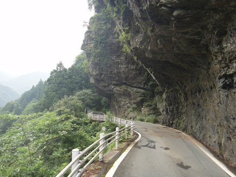 ハンターカブで行く！中津渓谷　キャンプ編
