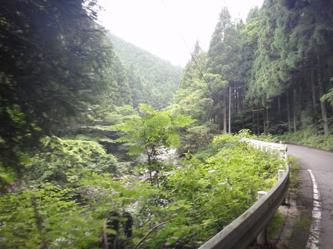 ハンターカブで行く！中津渓谷　キャンプ編