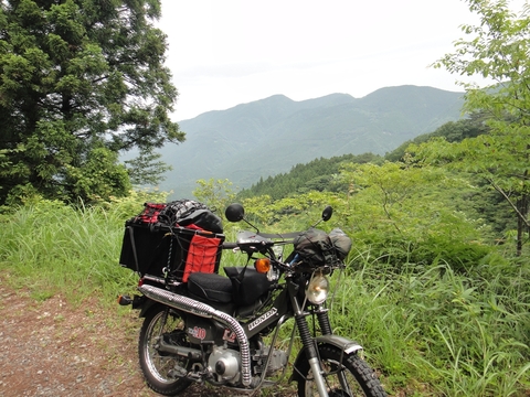 ハンターカブで行く！中津渓谷　林道編