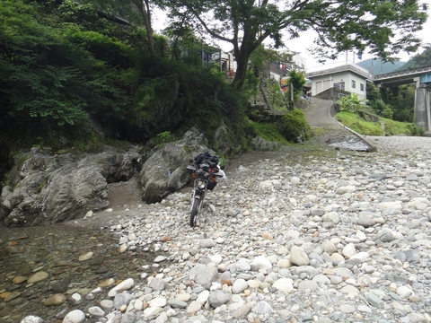 ハンターカブで行く！中津渓谷　林道編