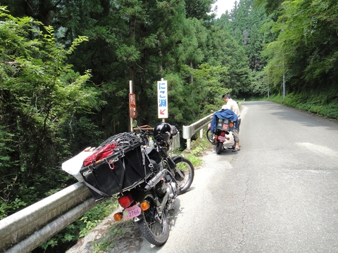 ハンターカブで行く！マイナスイオンキャンプ