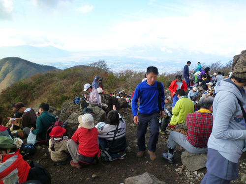 晩秋の金時山　trekking 2011.11.13