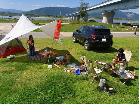 転勤族の チャリとキャンプ 横浜編 木曽三川公園でデイキャンプ 愛知県愛西市