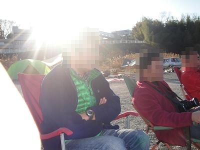 冬キャン練習会　かわせみ河原オフ