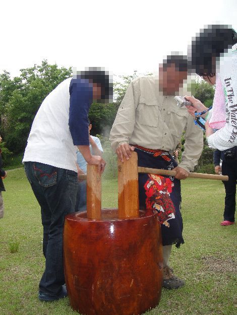 第１２回　spdc　in　ながおね　餅つき
