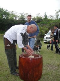 第１２回　spdc　in　ながおね　餅つき