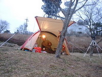 初めてのソロキャン ボンベイの夜　　大野山アルプスランド