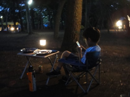 清水公園キャンプ場で初めての父子キャンプ（千葉県野田市）