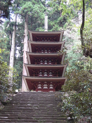 紅葉　室生寺