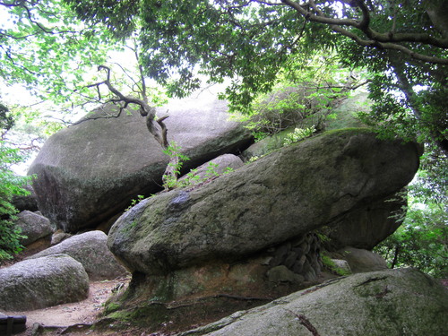 岩の上で休憩～