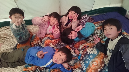 ファミ那須で新春キャンプ