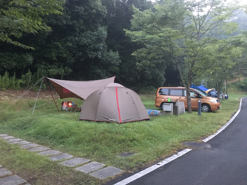 四国一周キャンプ　香川　まんのう公園オートキャンプ場