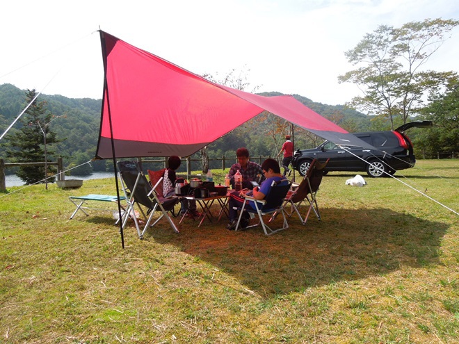秋の始まりキャンプ　～カムッツダム公園キャンプ場～