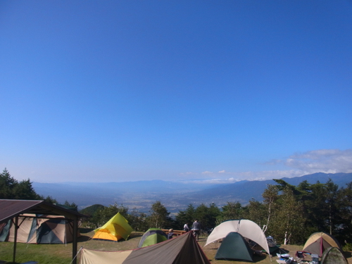 陣馬形山キャンプ