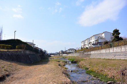 空堀川の景色はだいぶ変わってきた