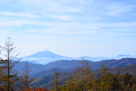 富士山がすっきり見えてきた