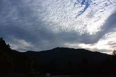 奈良倉山で富士山を