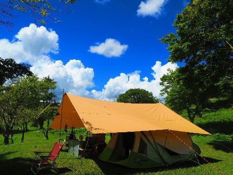 雷鳴・稲光・稲妻走るキャンプ場