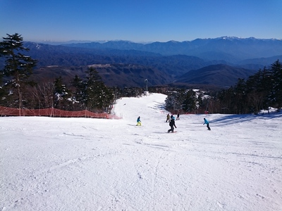 おんたけ２２４０で新春初滑り
