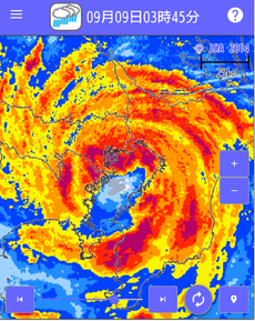 台風後の東扇島釣査 2019/09/20 01:33:09