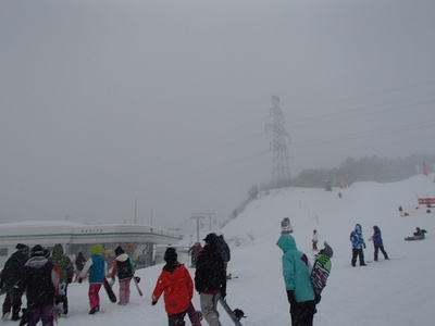 大雪ボード at 高鷲