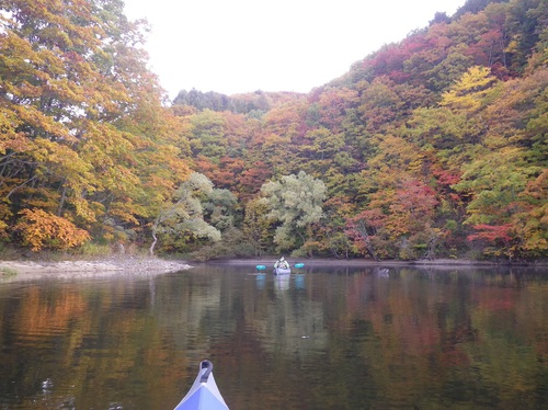 遊休休暇で満喫！（笑）小野川湖で紅葉カヤック！♪♪（Part2）