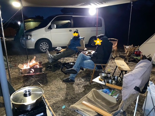 お久しぶりの方とのキャンプは、いつもの河原で!♪ (Part2) お久しぶりの方とのキャンプは、いつもの河原で!♪ (Part2)