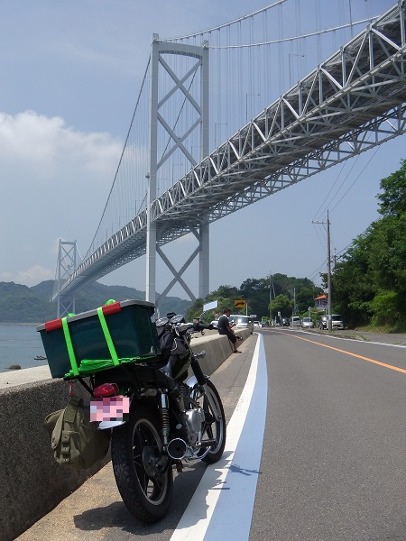 四国うどんの旅GN125ソロキャンプツーリング３日目（その６最終）
