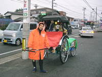 人力車　日本一週 2009/12/14 23:08:01