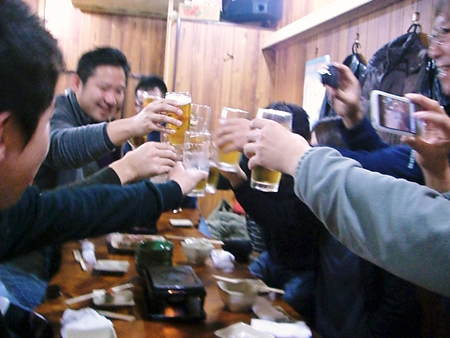 餅つき＆忘年会