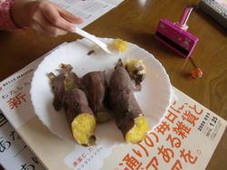 焼き芋作り！