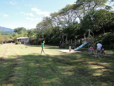 初、父娘キャンプ in 椛の湖オートキャンプ場②