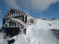 燕岳　燕山荘　春山登山教室