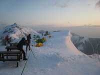 燕岳　燕山荘　春山登山教室　３