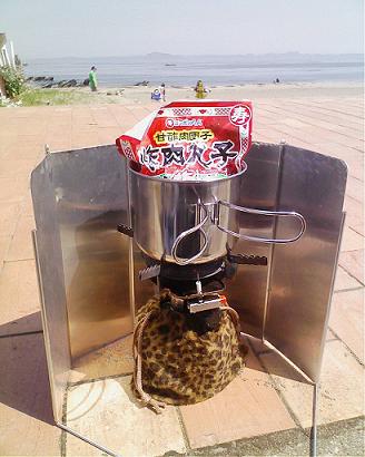 毘沙門から撤収して金田湾でまったり