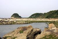 貝殻の浜　キャンプ　　朝