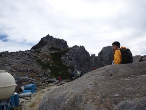 紅葉の木曽駒ケ岳