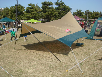 コールマン新製品発表会in城南島海浜公園