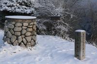 初の雪中キャンプ