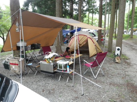 美山町自然文化村キャンプ場に行ってきました①
