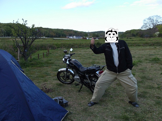 GN125バイク初ソロキャンプへレッツゴー