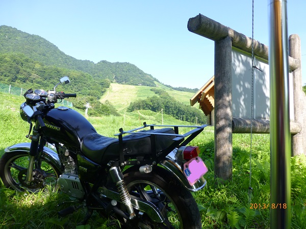 お盆GN125バイクソロキャンプツーリング（奈良尾キャンプ場）