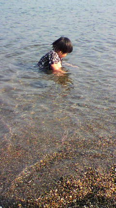 １１月の海水浴