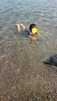 １１月の海水浴