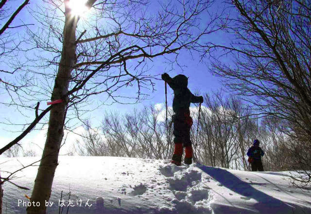 スノーハイクと山小屋泊【岩手県遠島山】～後編～