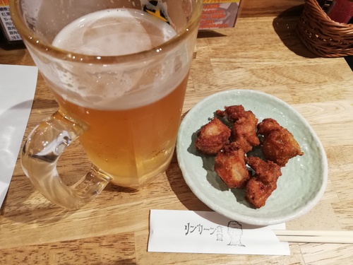 サクッとリンカーン食堂で。簡単に飲む