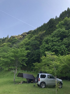 河川敷タープ泊　泊10,11