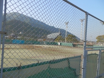 瀬戸田サンセットビーチのテニスコート