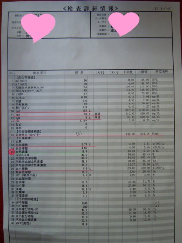 今年の初検査と・・PETCTの結果